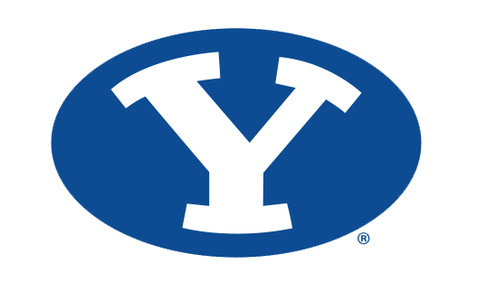 BYU - Long Sleeve Players Shirt - Oval - White