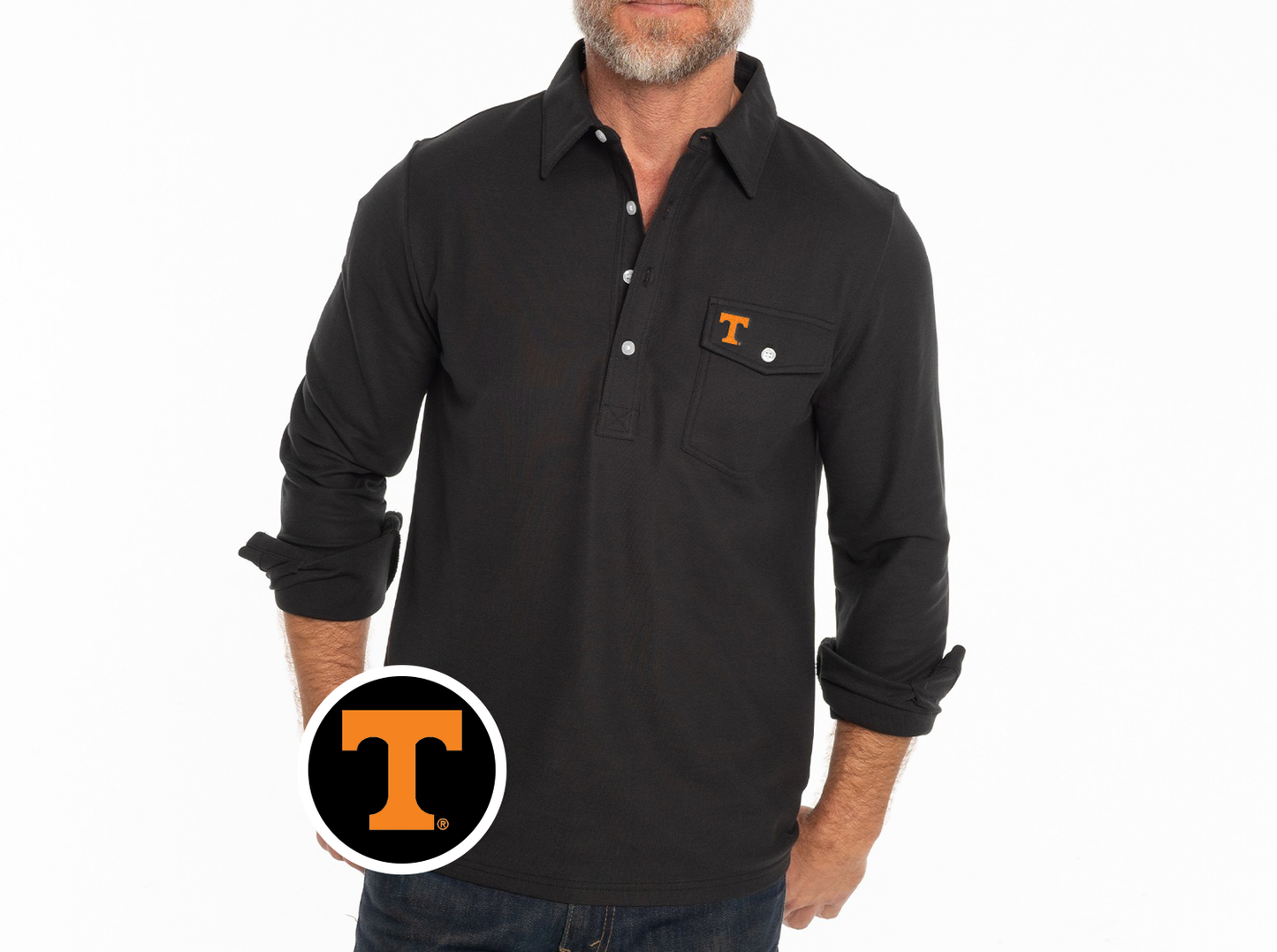 Tennessee - Coach's Long Sleeve Players Shirt - T - Blackstone