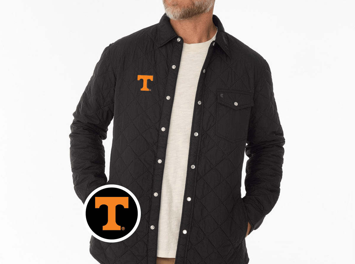 Criquet Tennessee Quilted Shacket in T, Black, view 2