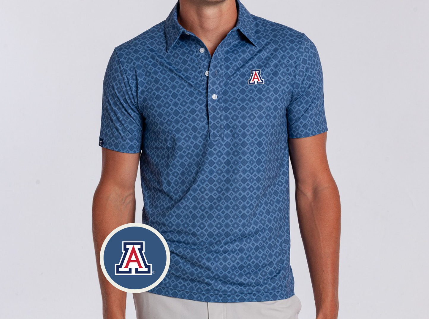 Arizona - Sport Range Polo - A - Durango Print Blue