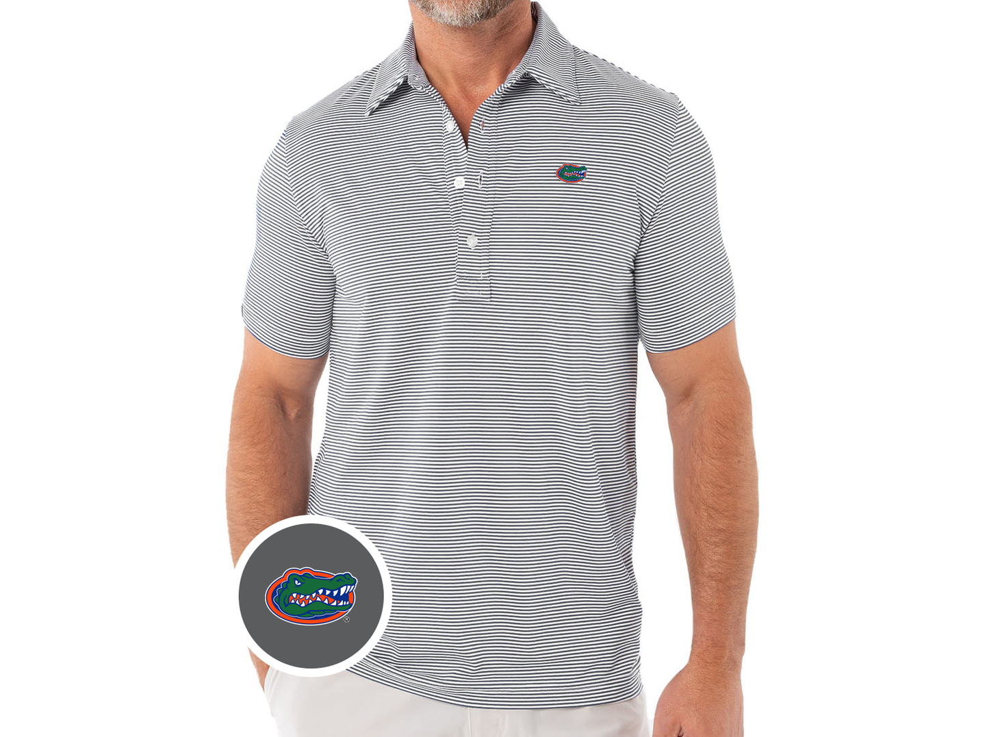 Criquet Florida in Sport Range, Albert, Hobby Stripe Grey/White, view 1