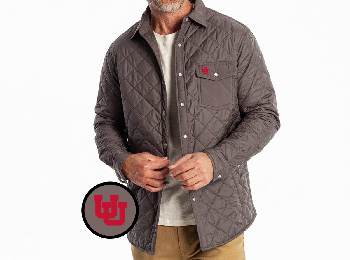 Utah - Coach's Shacket - UU Interlock - Charcoal