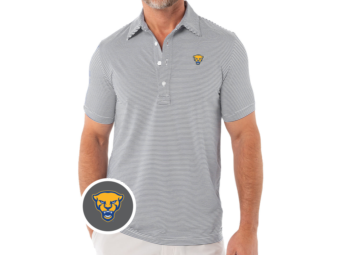 Criquet Pitt in Sport Range, Panther, Hobby Stripe Grey/White, view 1