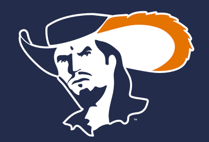 Virginia - Jacquard Long Sleeve Polo - Cavalier head - Navy