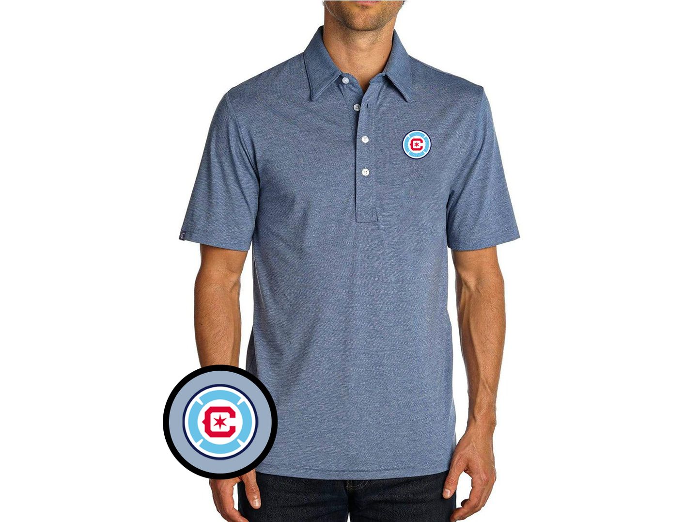 Criquet Chicago Fire in Range Polo, Crest, Blue Jean, view 1