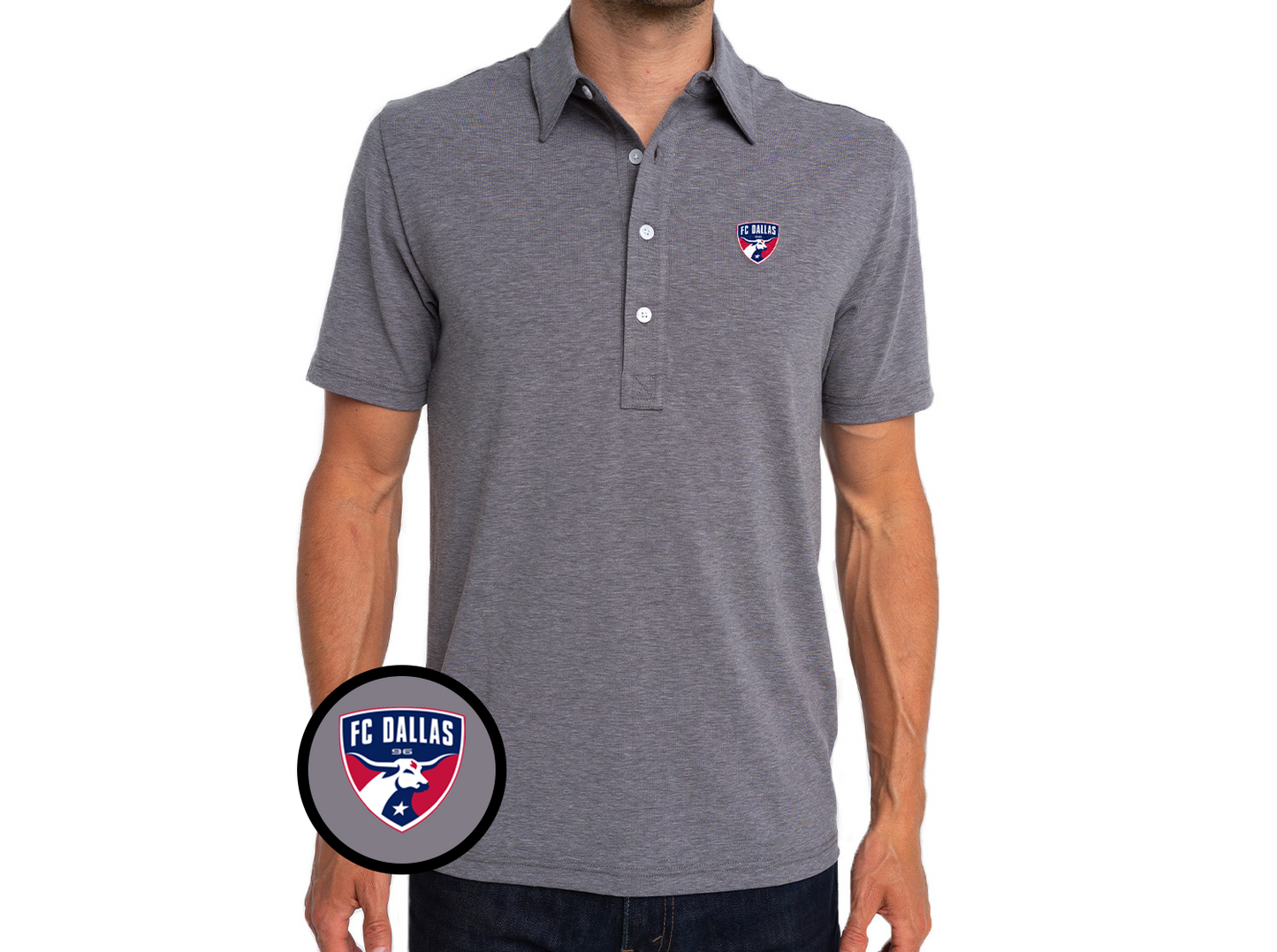 Criquet FC Dallas in Range Polo, Shield, Blackjack, view 1