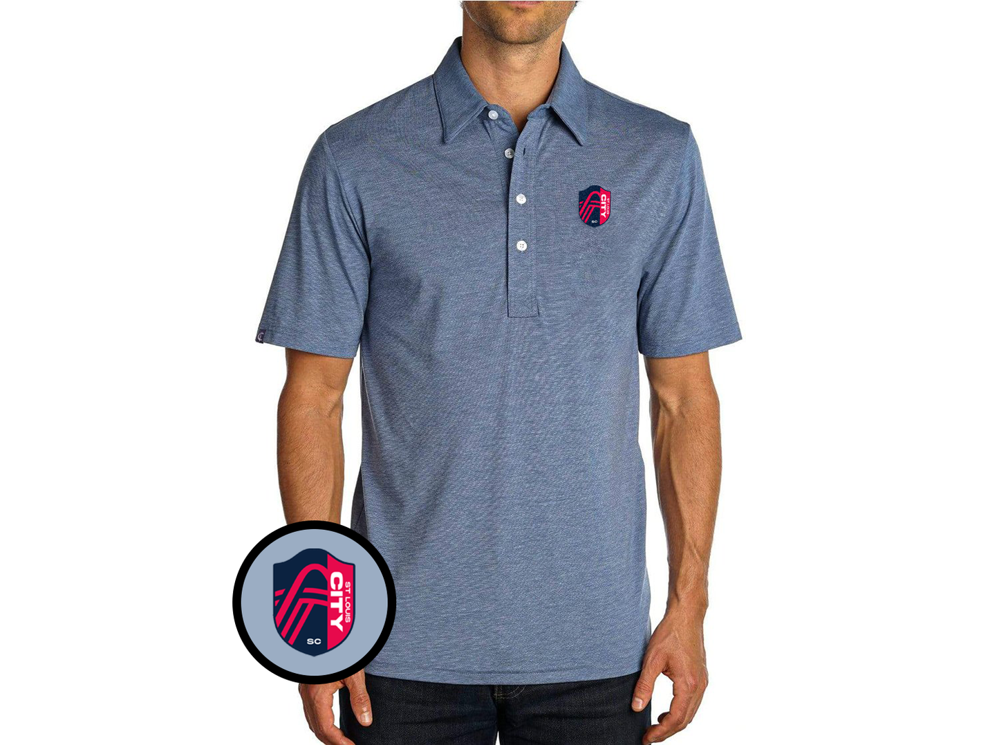Criquet ST LOUIS CITY SC in Range Polo, Crest, Blue Jean, view 1
