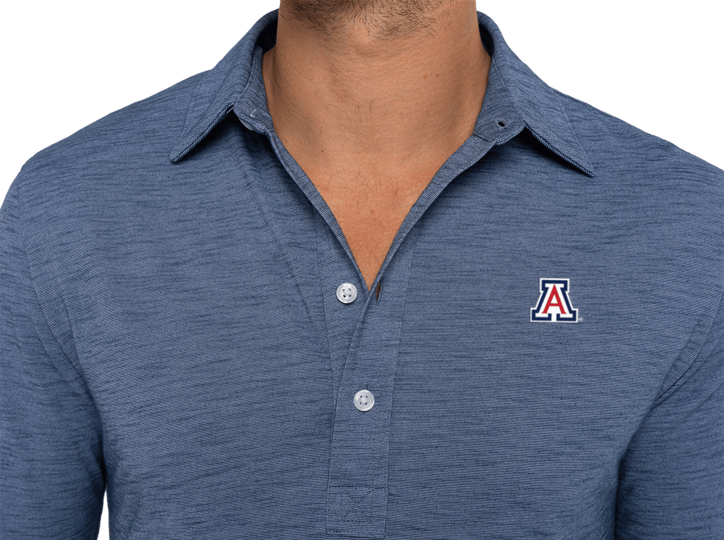 Arizona - Brrr Long Sleeve Range Polo - A - Riviera