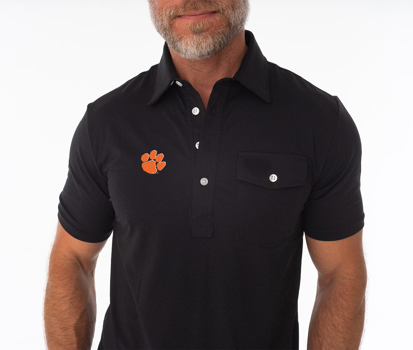 Criquet Clemson Coach's Players in Shirt, Paw, Black, view 2