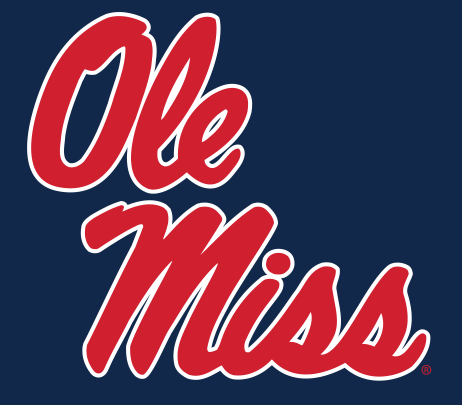 Ole Miss - Long Sleeve Players Shirt - Ole Miss Stack - White