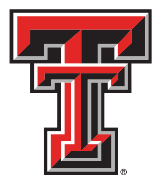 Criquet Texas Tech Jacquard Long Sleeve Range Polo in Raider Red, White, view 3