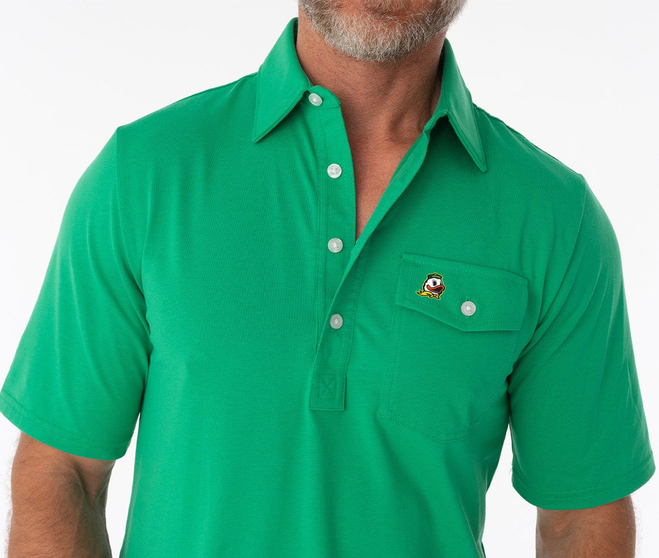 Criquet Oregon in Coach's Players Shirt, Duck, Green, view 2