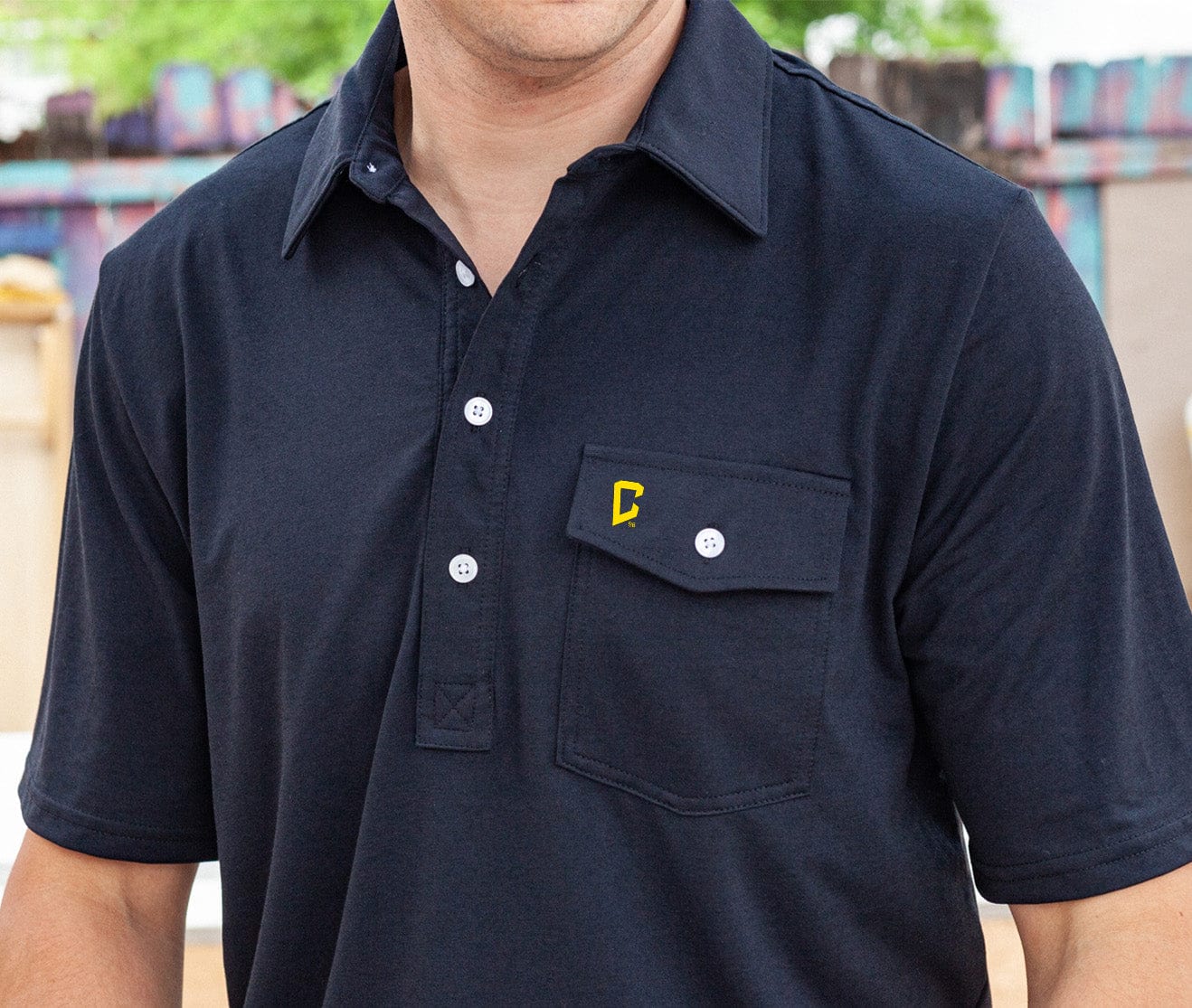 Criquet Columbus Crew in Coaches Players Shirt, C 96, Black, view 7
