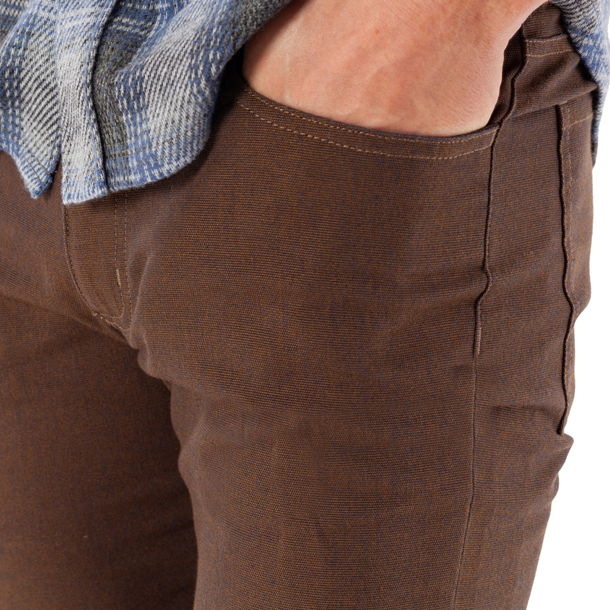 Comfort Canvas Pant - Chestnut