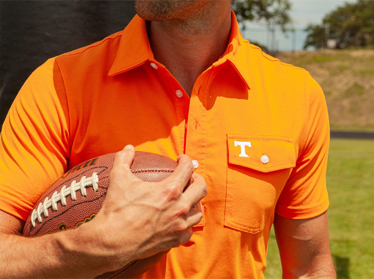 Criquet Tennessee in Coaches Players Shirt, T, Orange, view 5