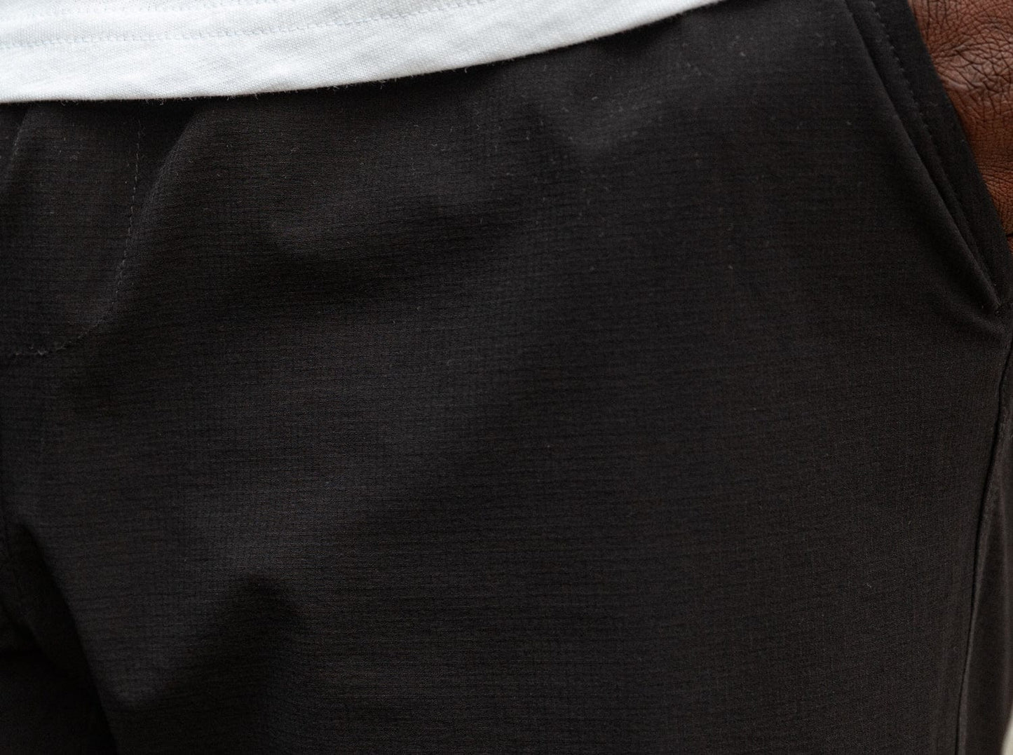 Criquet Cruiser Performance Shorts in Black, view 6