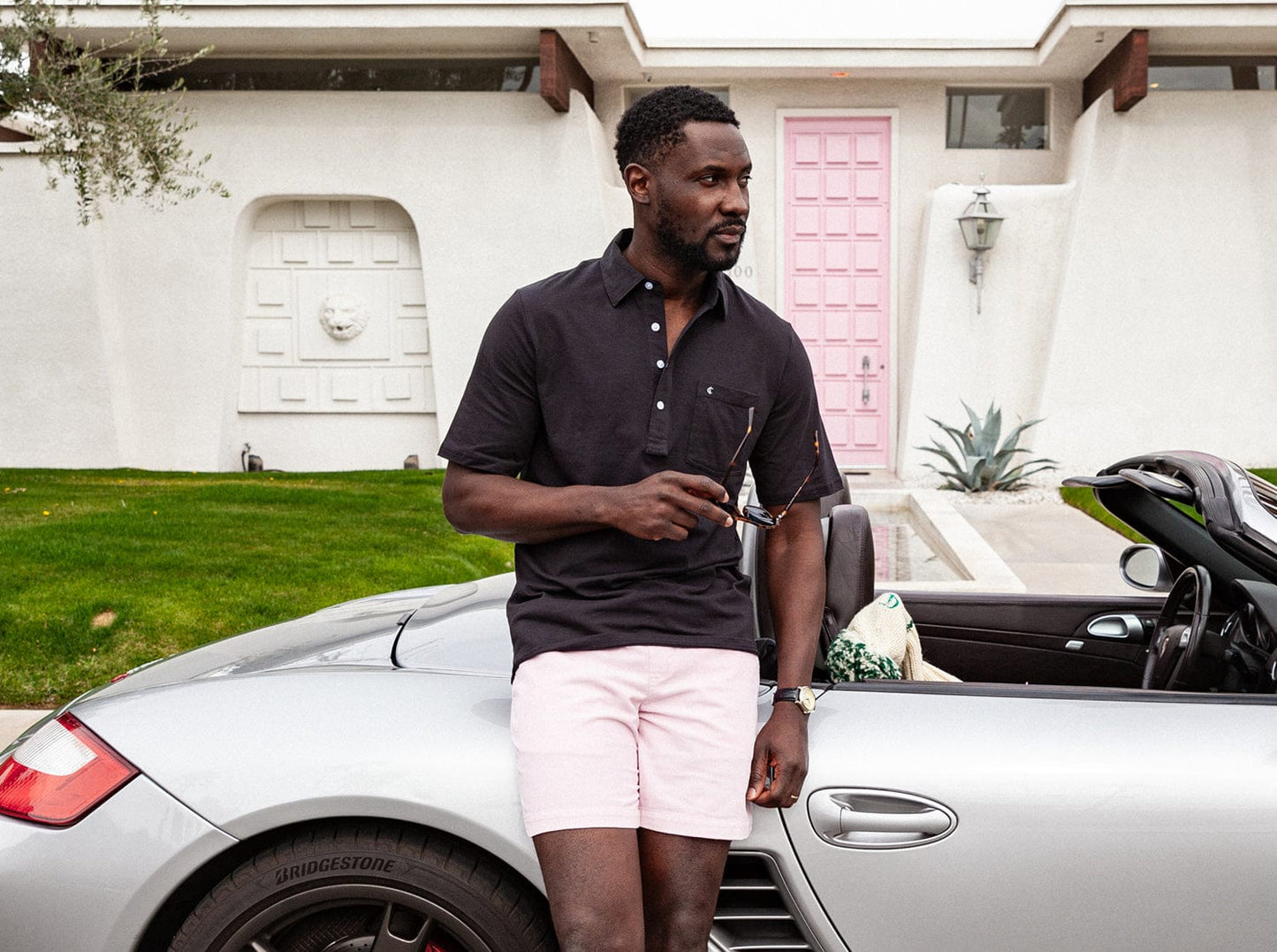 Criquet Cruiser Cord Shorts in Light Pink, view 8