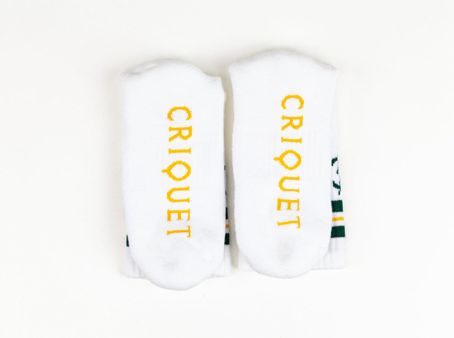 Criquet Tubular Socks in Green/Gold, view 4