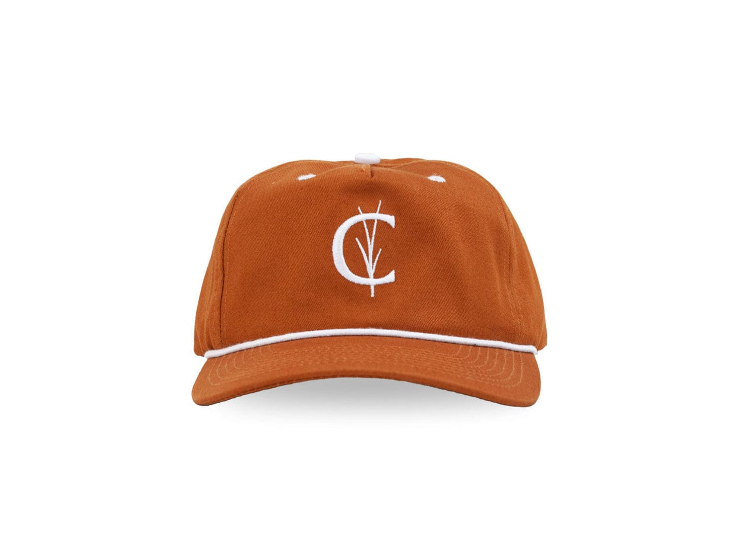 Throwback Hat - Grassy C - Burnt Orange - Secondary