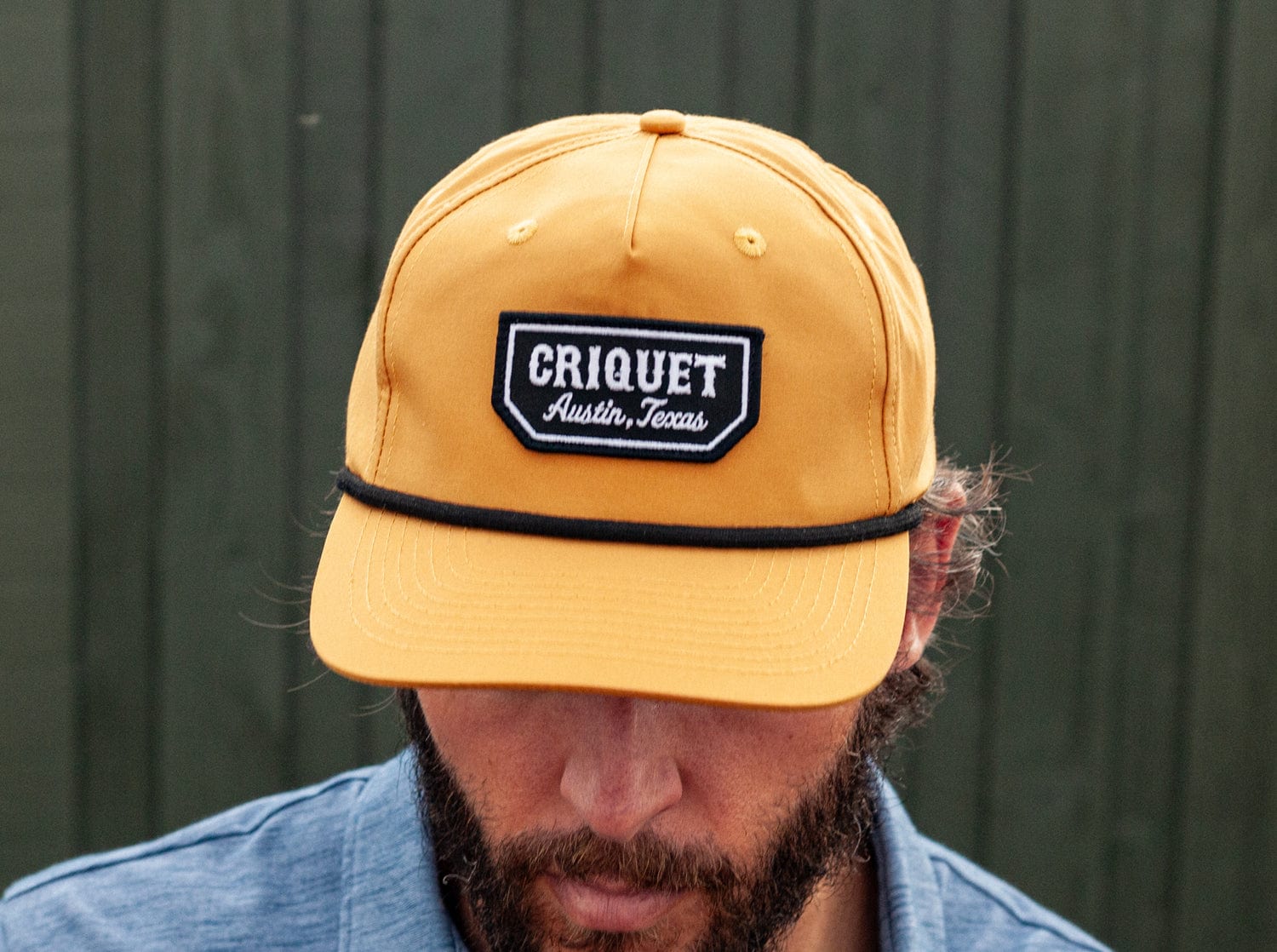 Performance Rope Hat - Criquet Hexagon Patch - Biscuit - Secondary