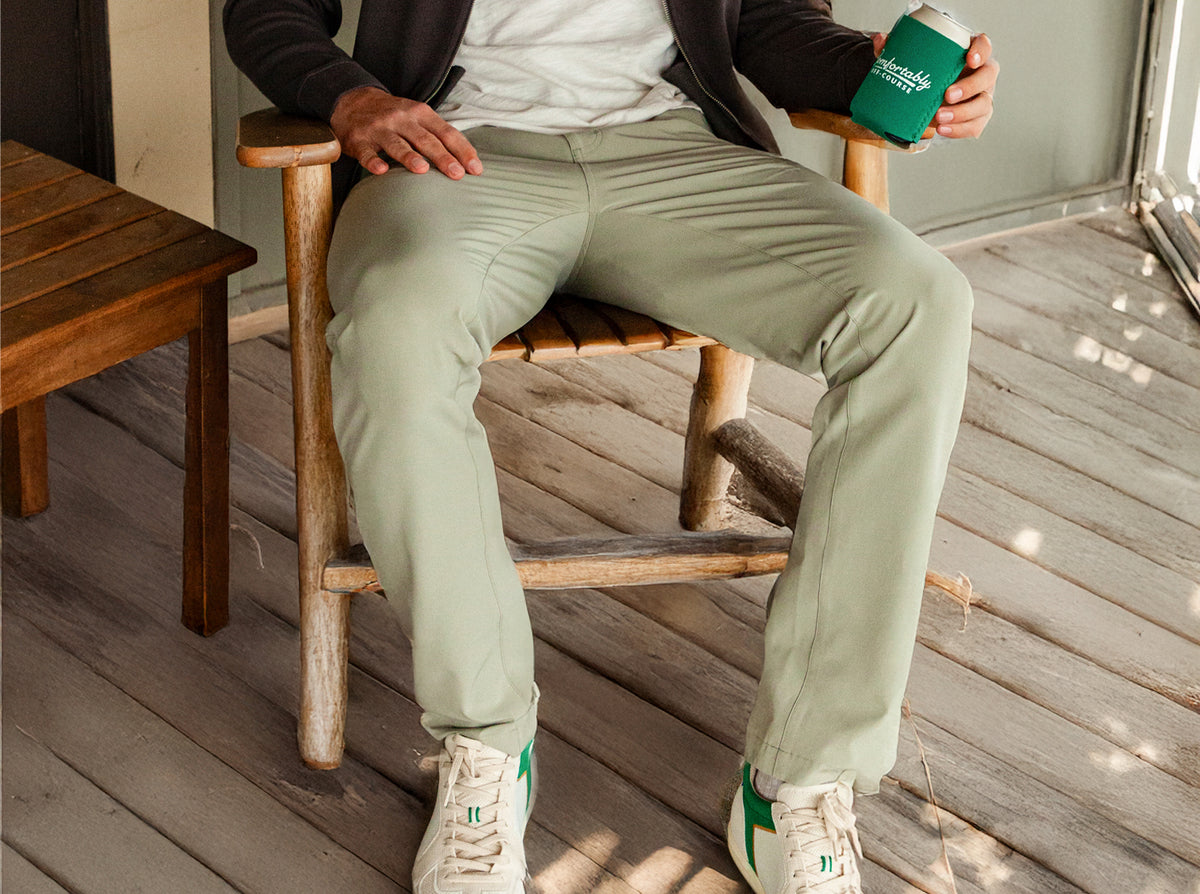Criquet Anytime Pants in Sage, view 4