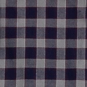 Lightweight Flannel Pearl Snap - Navy Check