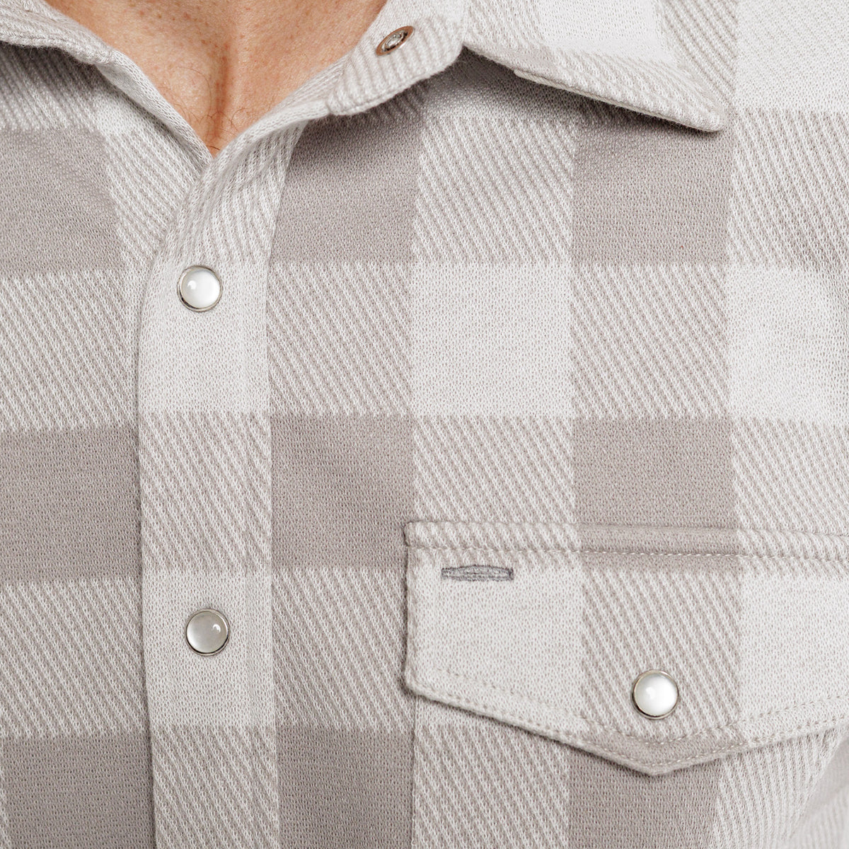 Chill-Knit Twill Pearl Snap - Buffalo Check Birchwood