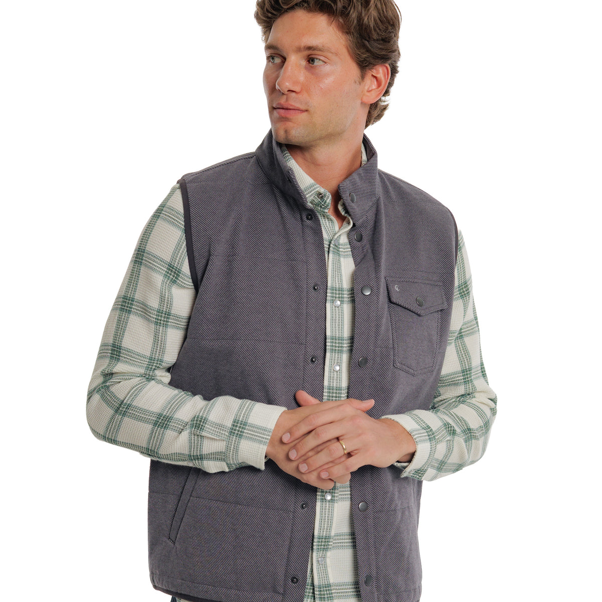 Chill-Knit Vest - Charcoal