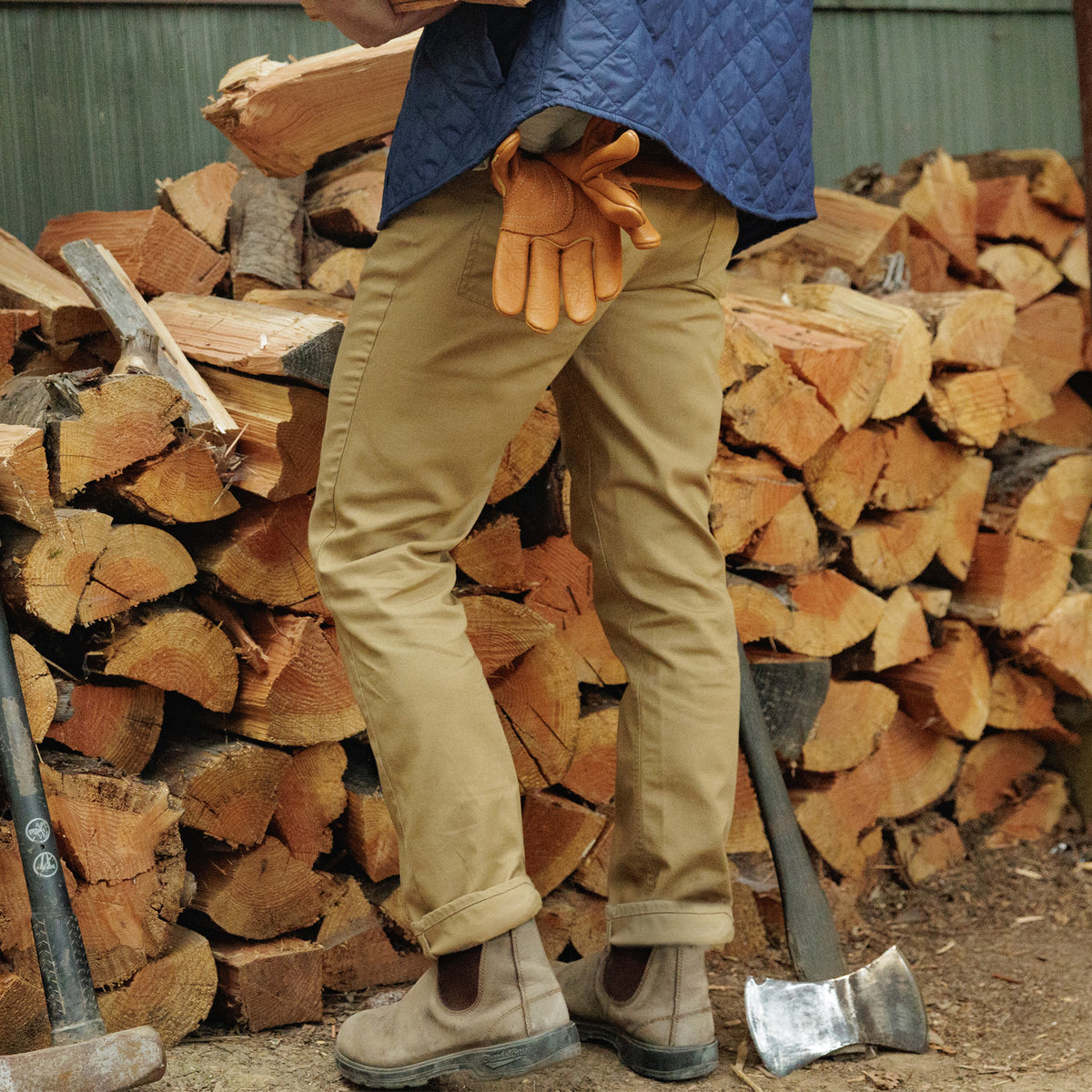 Comfort Canvas Pant - Camel