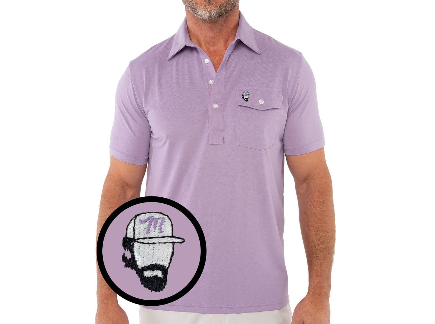 Criquet Limited Edition Performance Players Shirt Manolo in Velvet Elvis, view 2