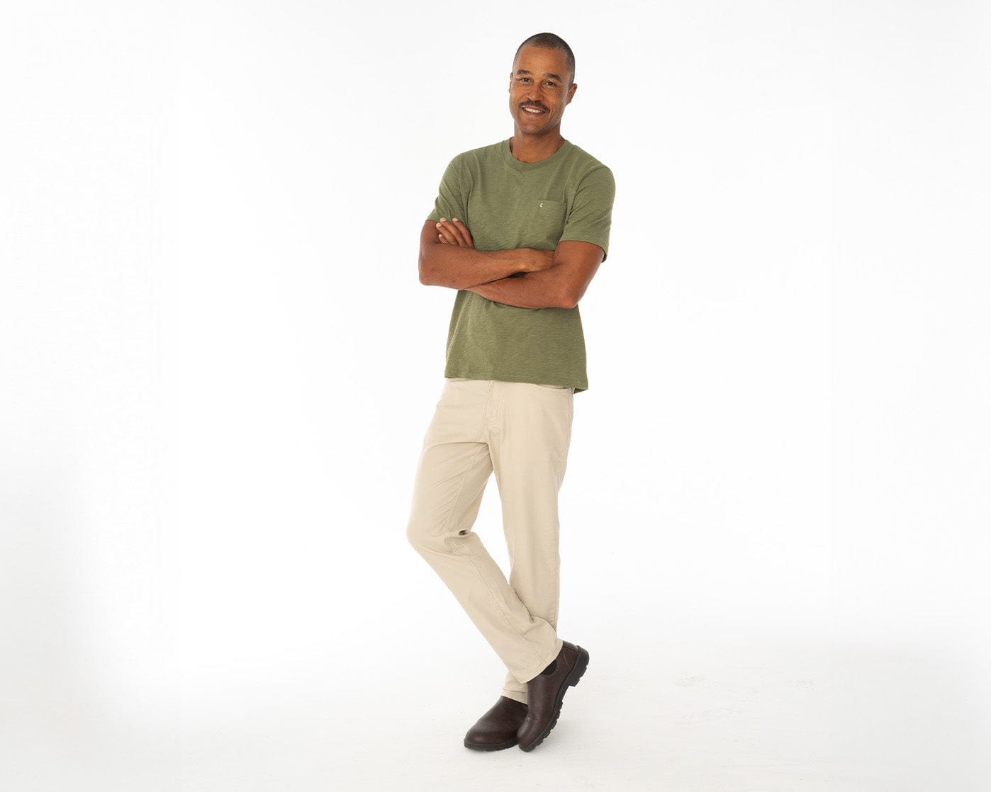 Criquet Comfort Canvas Pants in Granite, view 9