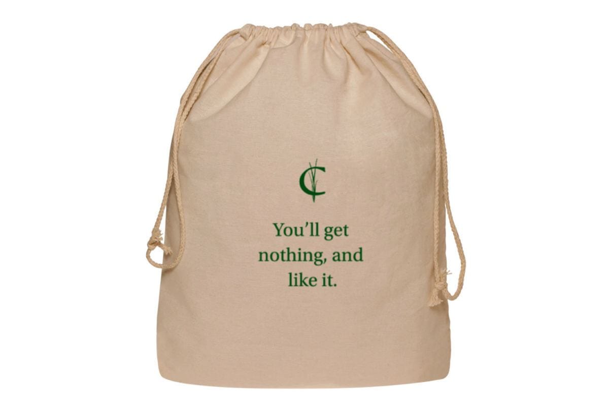 Criquet Gift Bag in You’ll Get Nothing and Like It, view 1