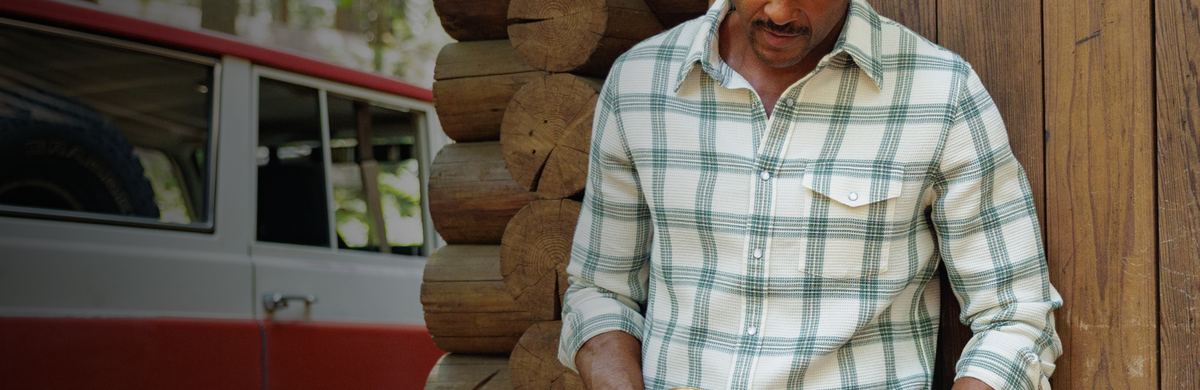 Waffle Plaid Pearl Snap