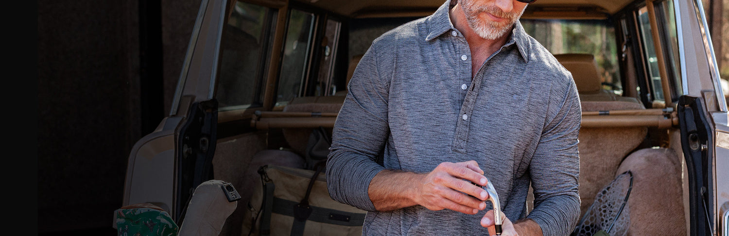 Long Sleeve Performance Polos