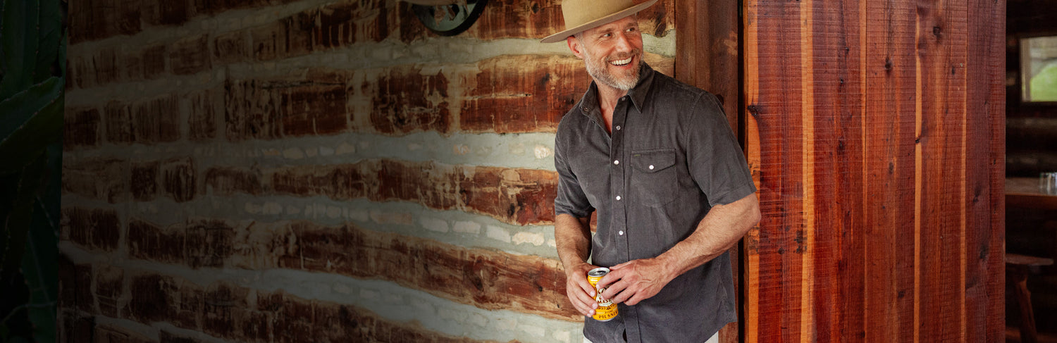 Short Sleeve Corduroy Pearl Snaps