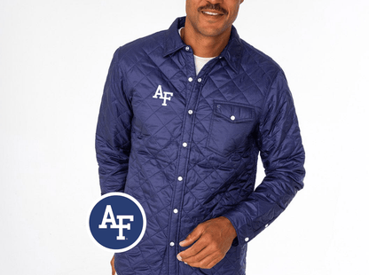 Air Force - Quilted Shacket - Interlock - Navy