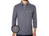 Arizona State - Coach's Long Sleeve Players Shirt - Pitchfork - Blue Steel