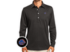 Boise State - Jacquard Long Sleeve Range Polo - Bronco - Black