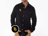 Baylor - Corduroy Pearl Snap - BU - Midnight Oil