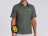 Baylor - Coach's Range Polo - BU - Durango Print Green