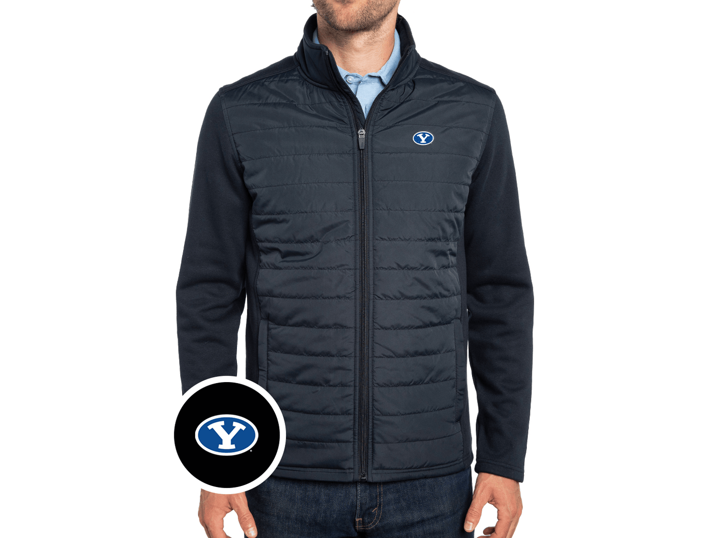 BYU - Hybrid Puffer - Oval - Black