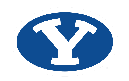 BYU - Jacquard Long Sleeve Range Polo - Oval - Blue