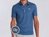 Georgia Tech - Sport Range Polo - GT Outline - Durango Print Blue