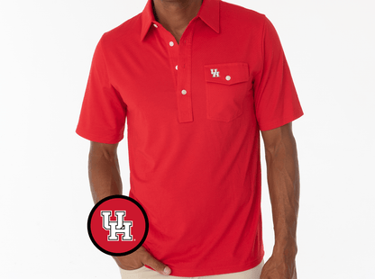 Houston - Coaches Players Shirt - Interlock - Red