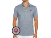 Indiana - Coach's Range Polo - IU Interlock - Solo Print Grey