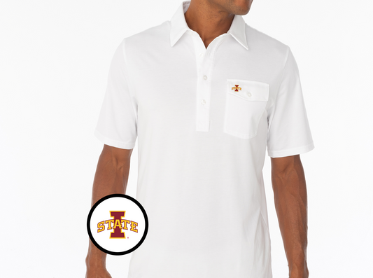 Iowa State - Coach's Performance Players Shirt - I State - White