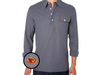 Iowa State - Long Sleeve Players Shirt - Cardinal - Blue Steel