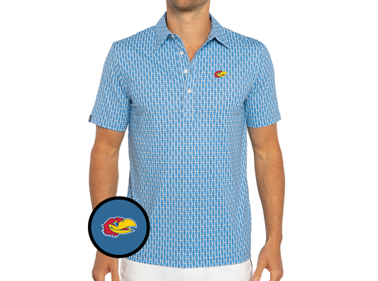 Kansas - Sport Range Polo - Jayhead - Solo Print Blue