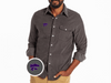 Kansas State - Corduroy Pearl Snap - Wildcat - Charcoal