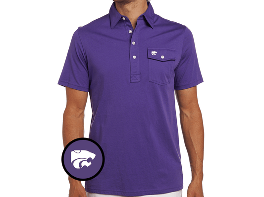 Kansas State - Coaches Players Shirt - Wildcat - Purple
